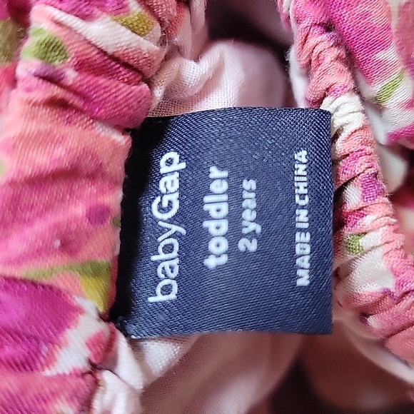Baby Gap Floral Pink Kids Dress SIZE 2T - Picture 2 of 7